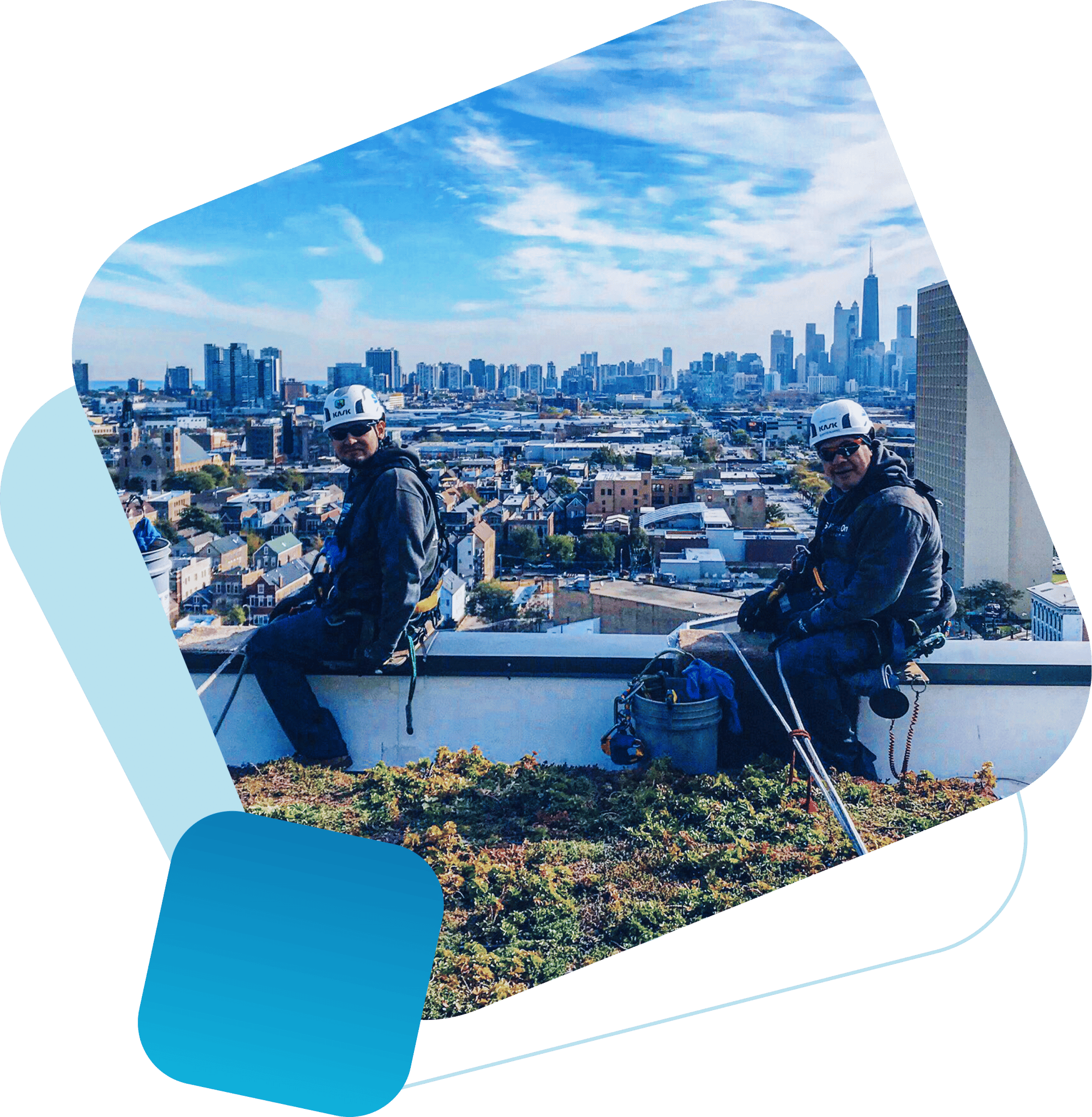 Horizontal Lifeline Fall Protection System Shine on Anchors